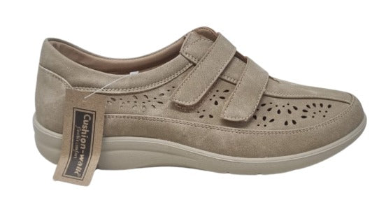 Ladies Cushion Walk Sophie Beige – Comfort Shoe Warehouse