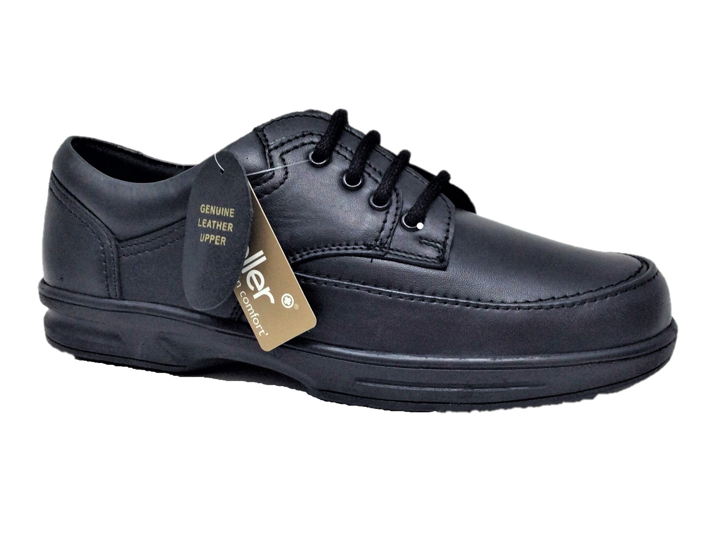 Mens Dr Keller Brian Black Leather Upper Lace